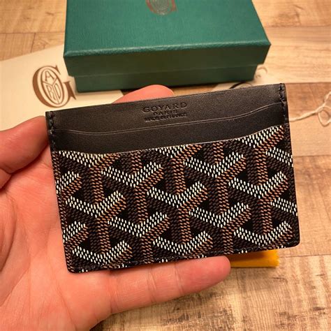 goyard card holders|goyard saint sulpice card holder.